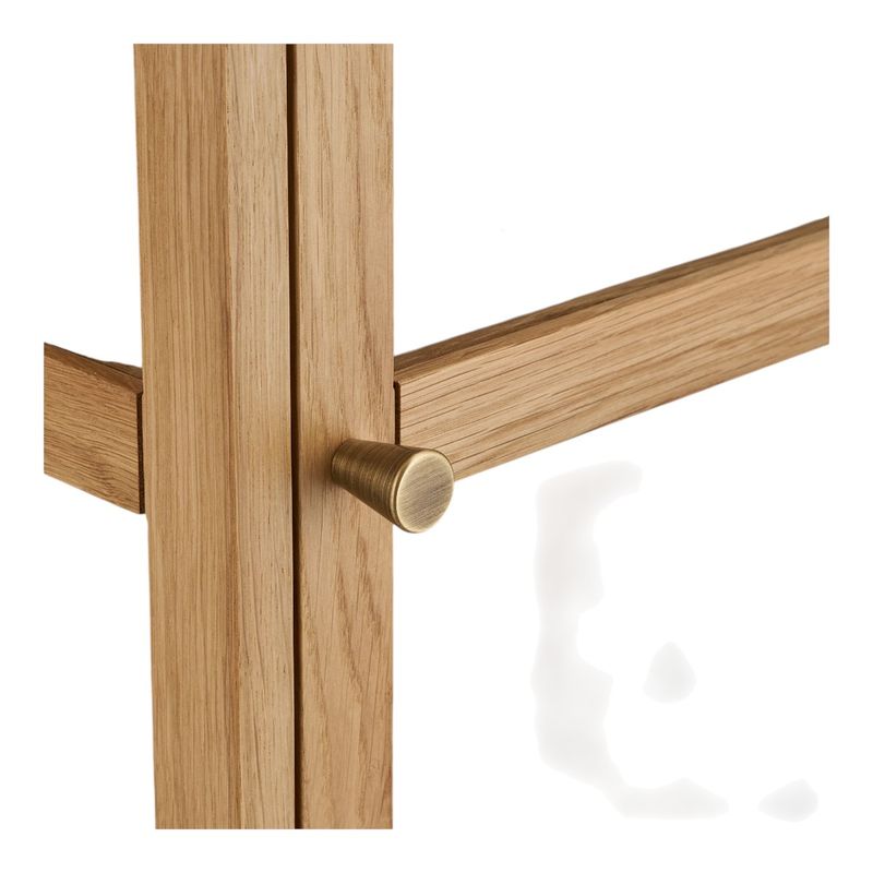 Zamora smalt vitrineskap 47x40 H:180 cm – eikefiner
