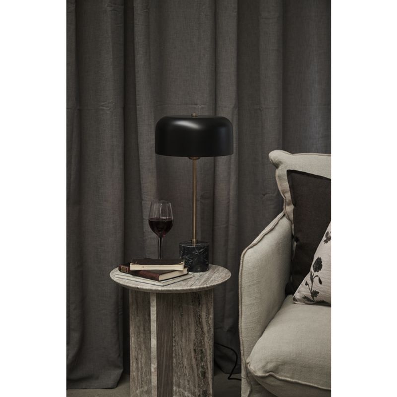 Elivinne marmor sidebord  D. Linen | 40X40X50 cm. 