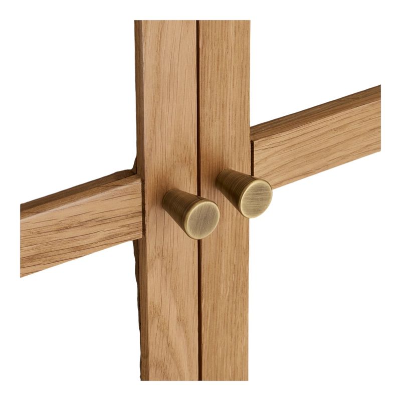 Zamora vitrineskap 90x40 H:180 cm – eikefiner