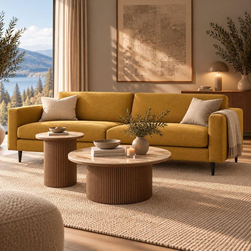 Verona 3 seter sofa 220cm - Velg Brego tekstil farge