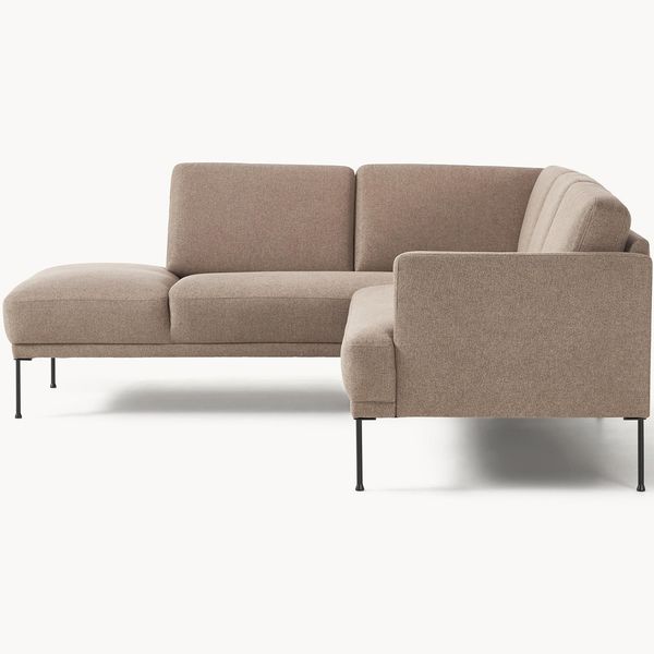 Hovedbilde Fluente hjørnesofa med åpen ende 222x199 Storm ...