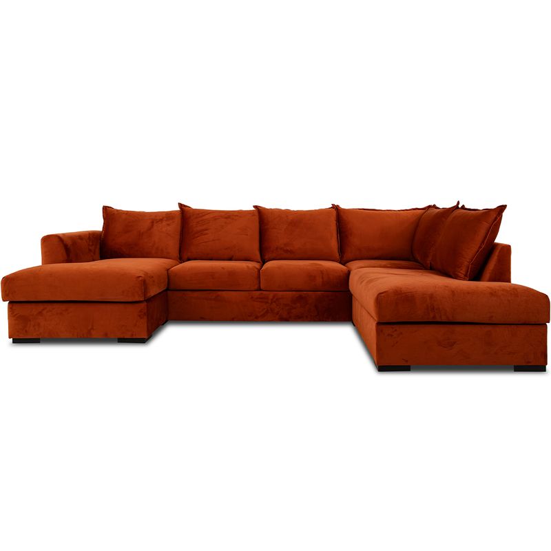 Chill U-sofa 330x215 cm - Bluvel velur