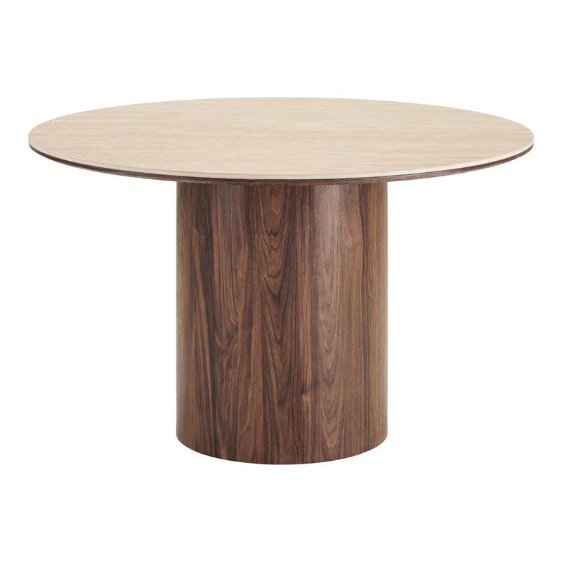 Delphi rundt spisebord Ø120 cm - keramisk bordplate