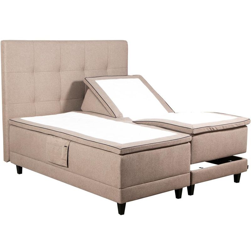 Dvale Delta 210x210 Regulerbar seng med Pulse Latex