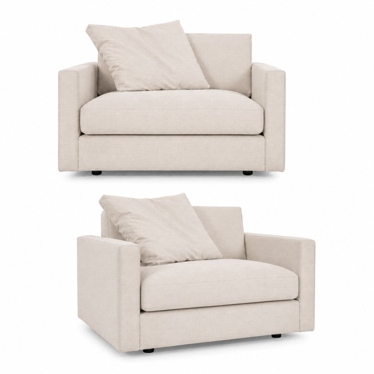 Motive modulsofa 1-seter | Eros velur beige