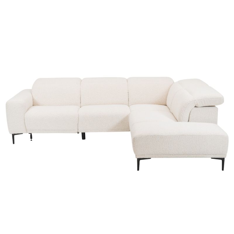 Avanti Lux hjørnesofa med elektrisk recliner og åpen ende 265X228cm