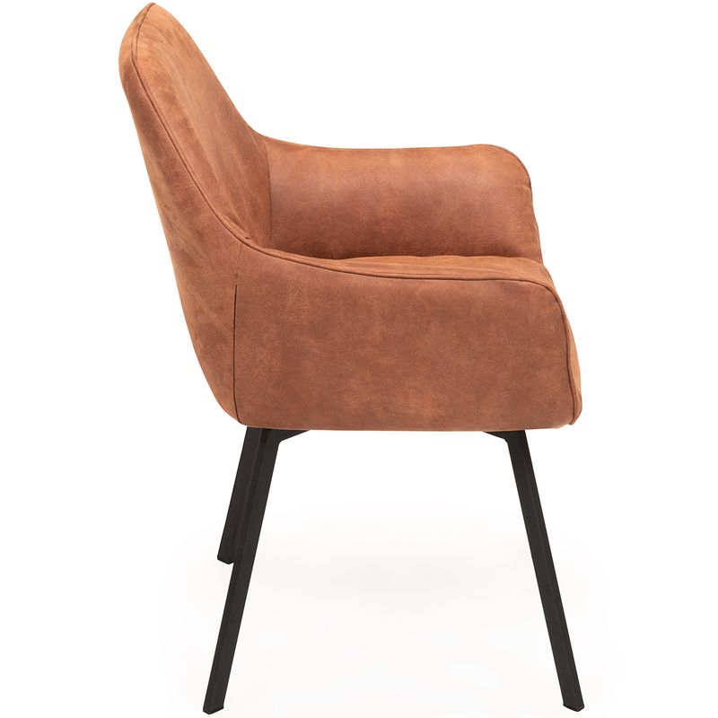 Cleo Spisestol med sving og armlene TexBull Eco - velg farge