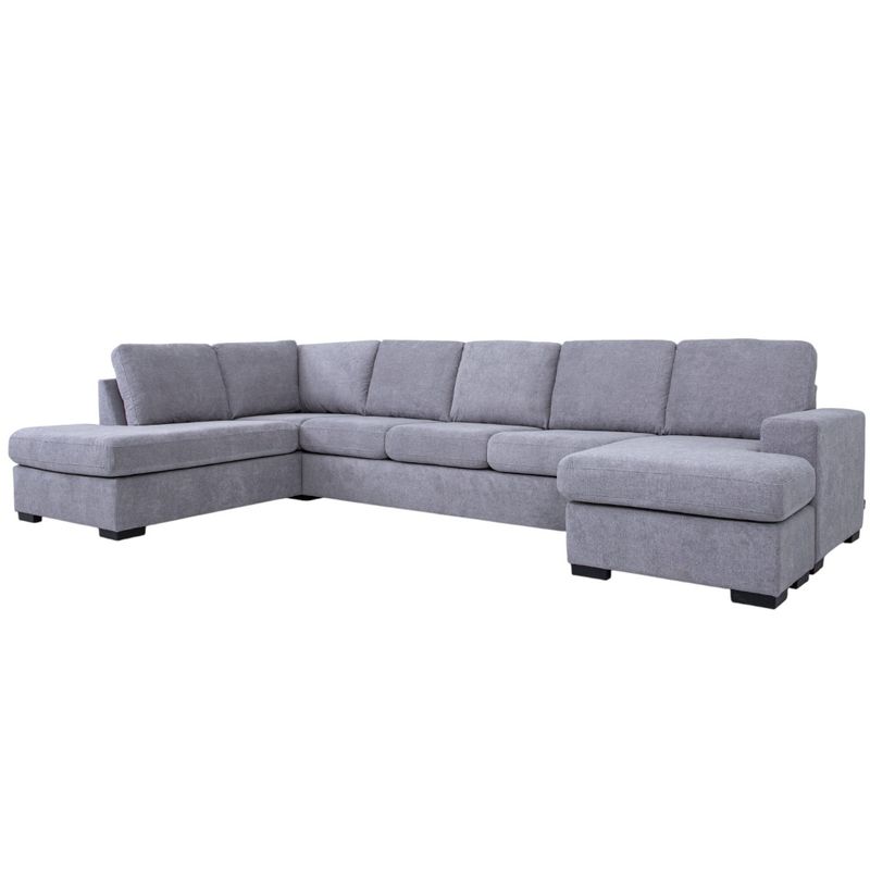 Vega U-hjørnesofa 346x200cm - Storm tekstil