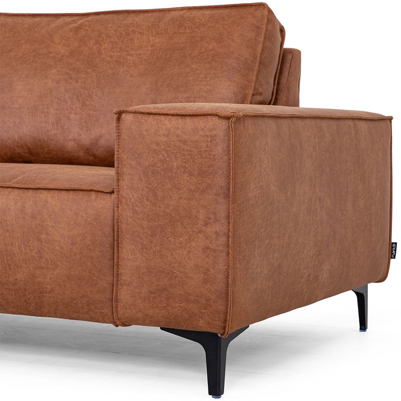 Brussel hjørnesofa med åpen ende høyre 305x215 | Colorado Eco skinn