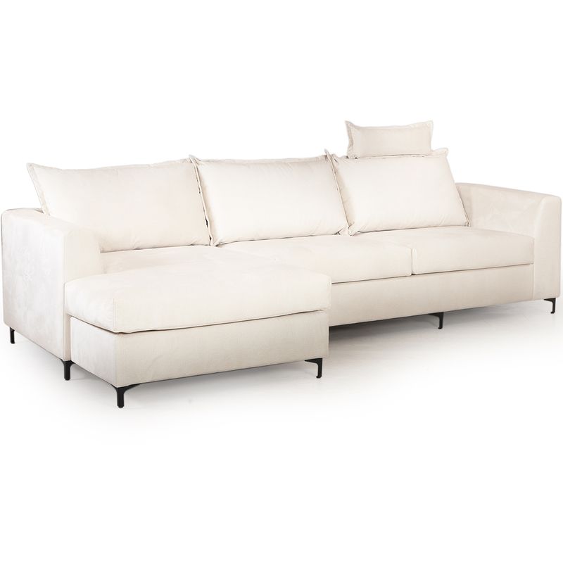 Chill Oppsett 1X sjeselong sofa 316x155cm Monolith velur