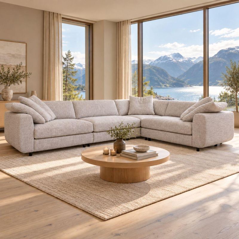 Motive stor hjørnesofa  386x265 cm | Oasis Tekstil