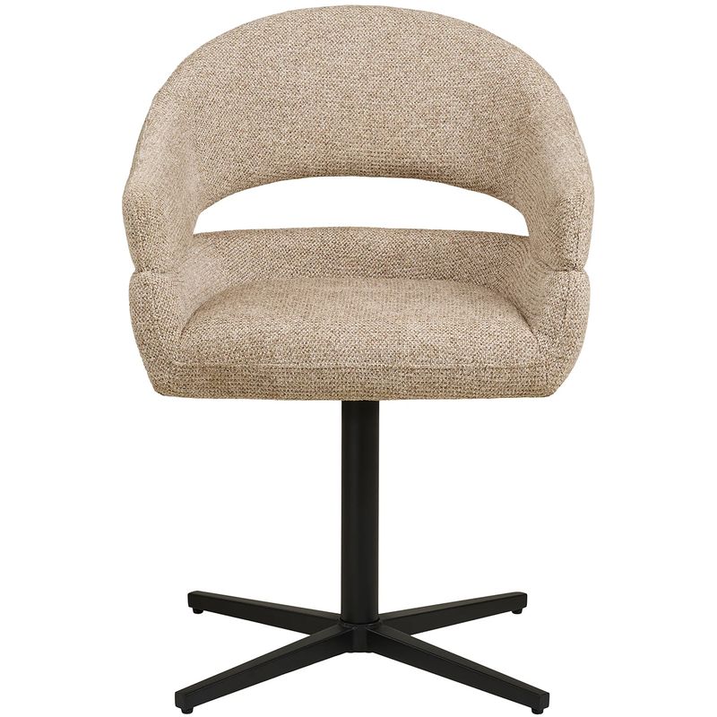Dover spisestol sand med sving - tekstil | House Nordic