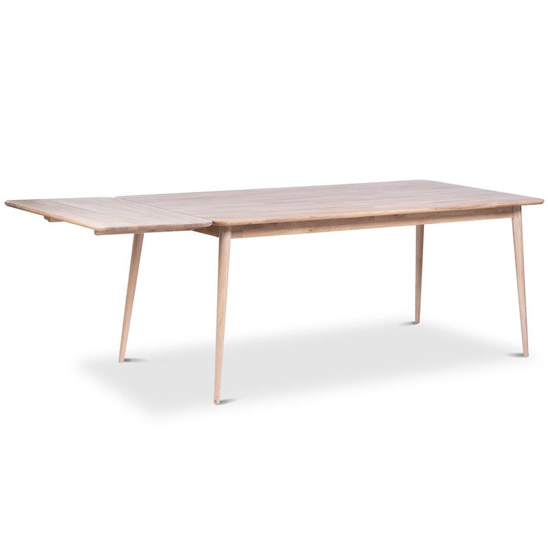 Odense ekstra klaff/endeplate 90x50 cm hvitoljet eik