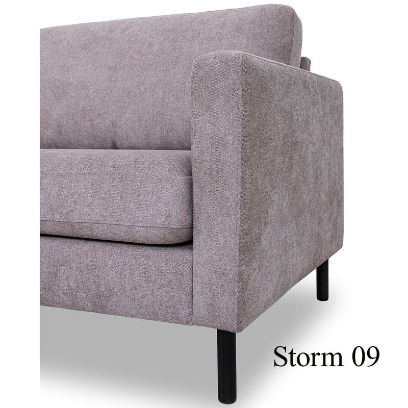 Luton 2 seter sofa 162cm Storm Tekstil
