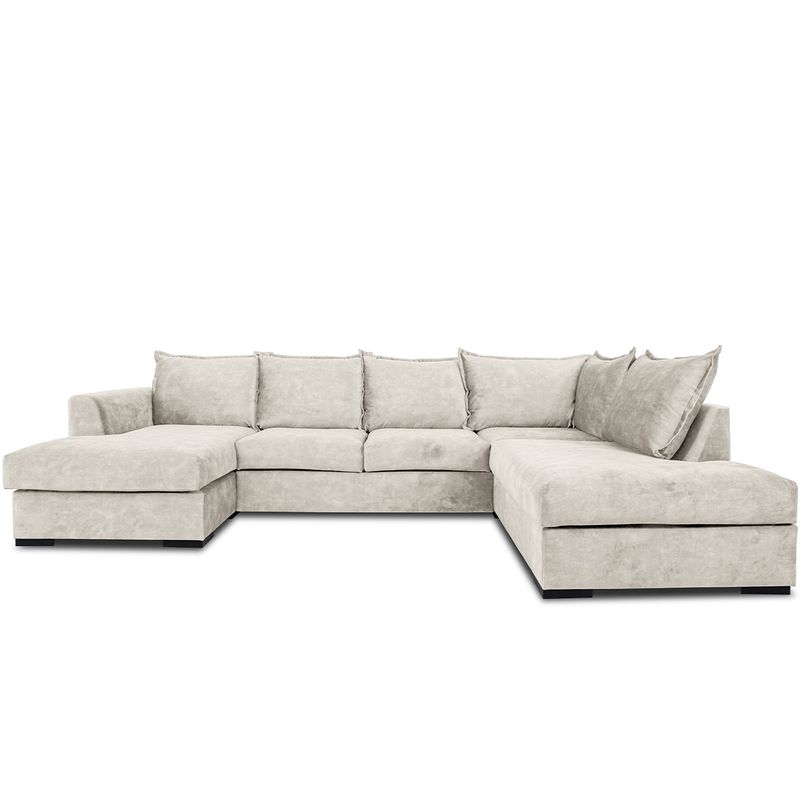 Chill U-sofa 330x215 cm - Adore Fuji velur