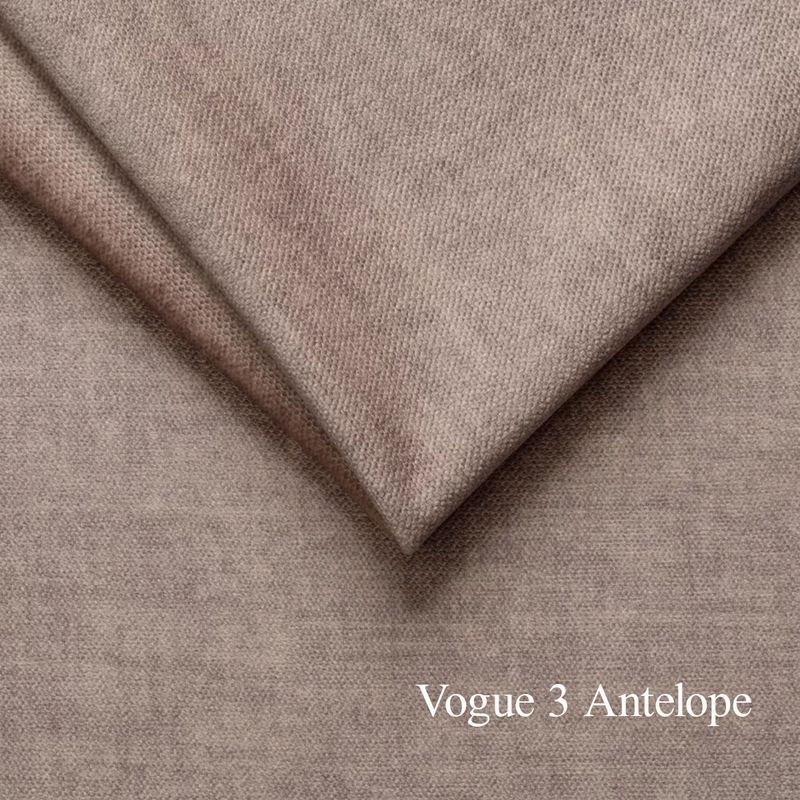 Orlando 3 seter med sjeselong 316 x 196 cm Vogue velur