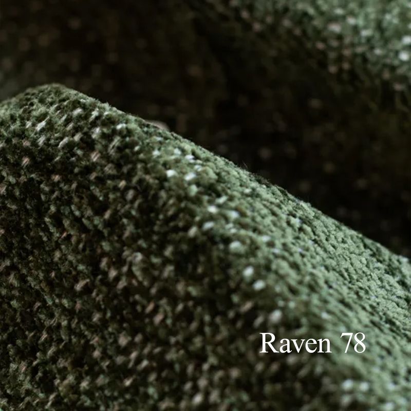 Arizona Oppsett 3 Hjørnesofa Raven tekstil 325x208 m/ åpen ende