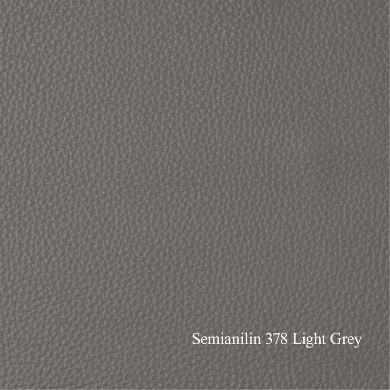 Leon Recliner med integrert fothviler | Semianilin skinn