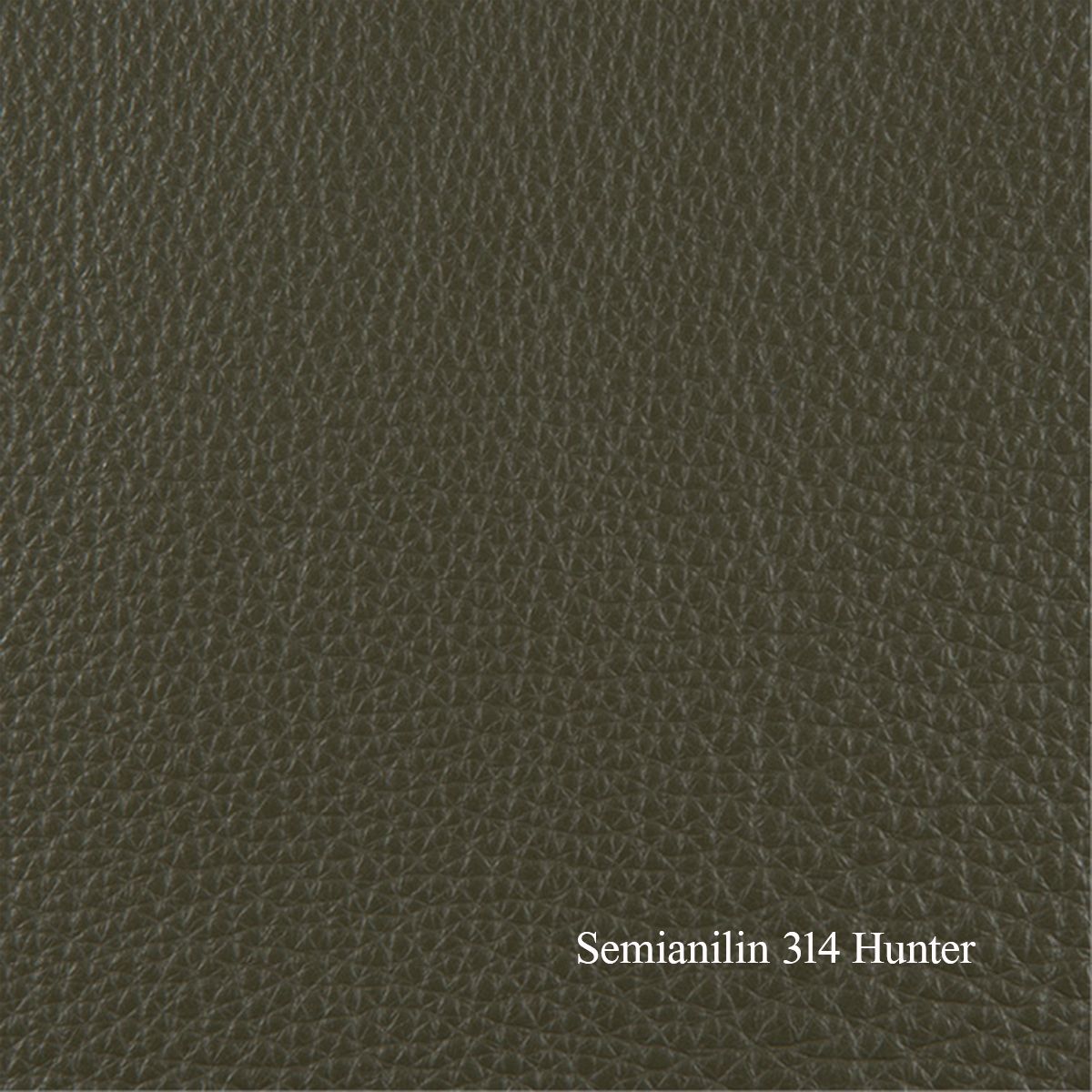 Leon Recliner med integrert fothviler semianilin skinn