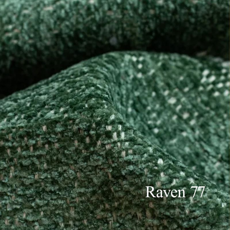 California 4 seter sofa buet | 326 cm | Raven Tekstil