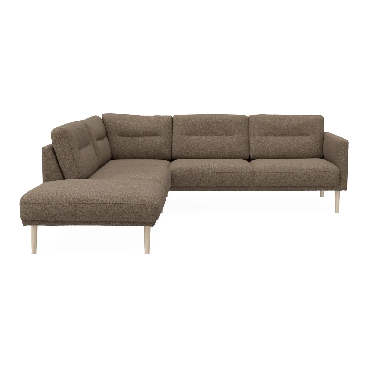 Larvik hjørnesofa med åpen ende 231x208cm