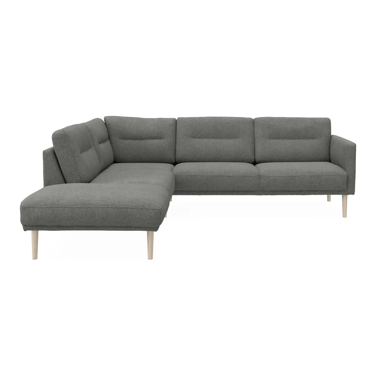 Larvik hjørnesofa med åpen ende 231x208cm