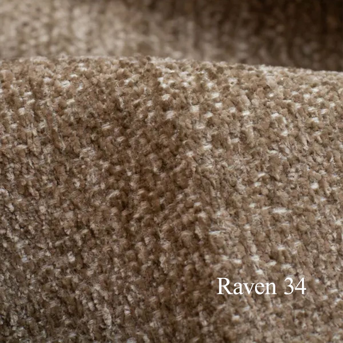 Vega 3-seter sjeselong sofa 220x132cm Raven tekstil