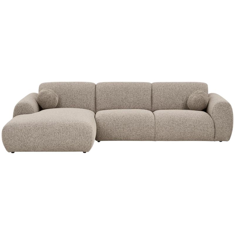 Clyde sofa 3-seter med sjeselong - stone grey | House Nordic 