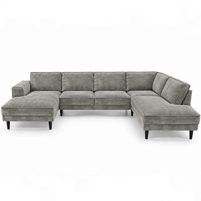 Brugge Stor U-sofa 344cmx210cm | Adore velur