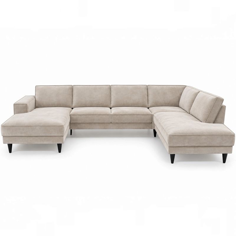 Brugge Stor U-sofa 344cmx210cm | Adore velur