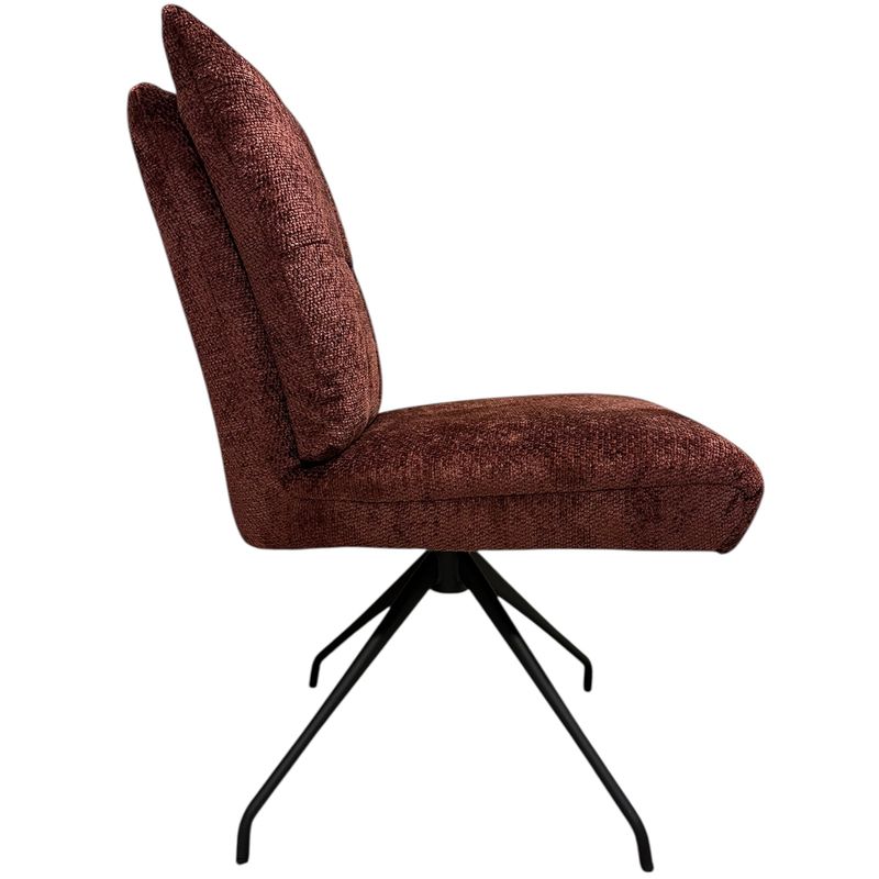 Astra spisestol med ergonomisk bevegelig rygg og sving velg Movie tekstil