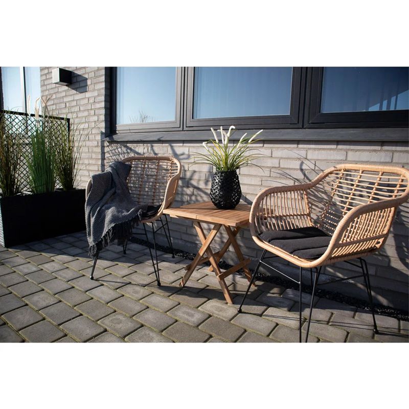 Bilbao Side Bord i Teak 50x50 | House Nordic