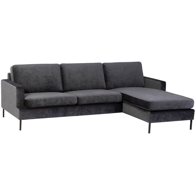 Crosby sofa 3 seter 3N small med sjeselong 249 x163cm Fluff One 