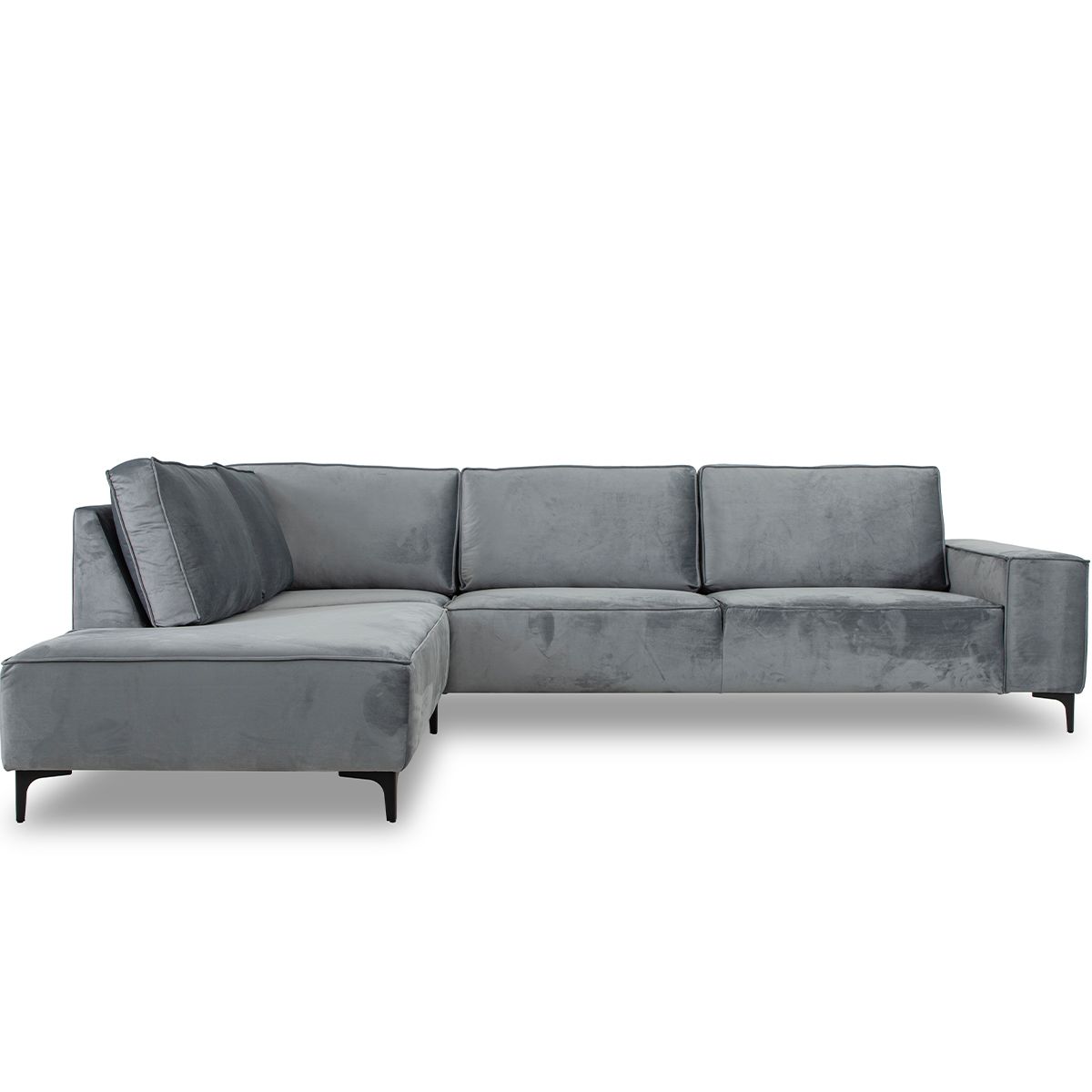 Brussel Oppsett 2 Hjørnesofa 305x215 m/åpen ende Bluvel velur