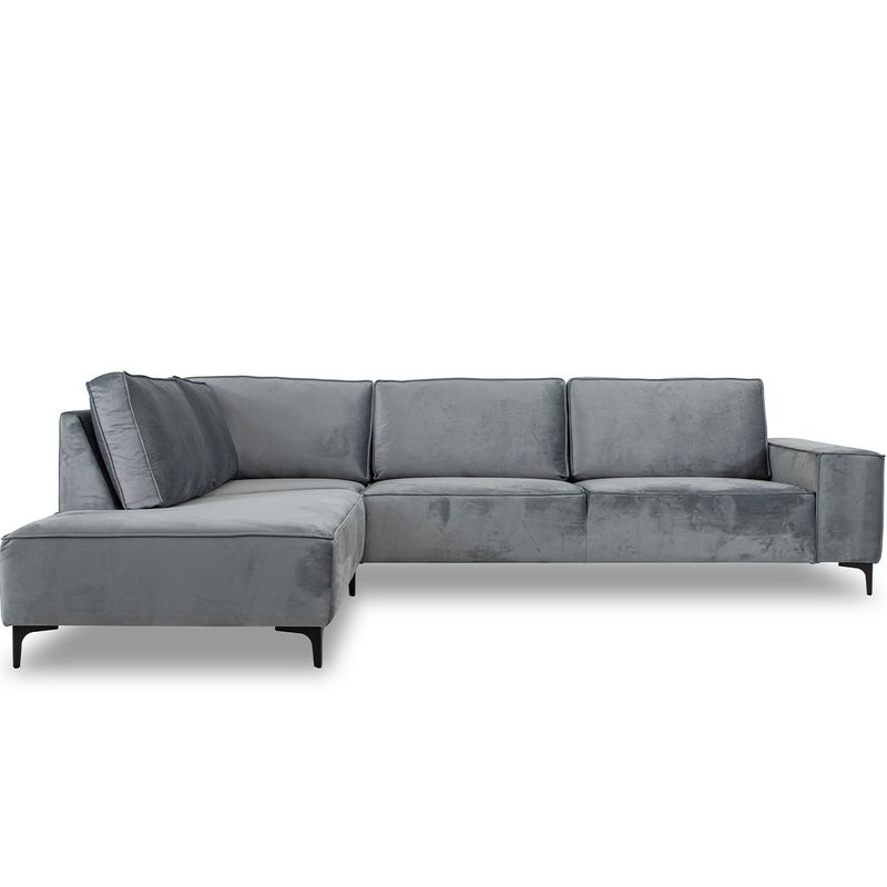 Brussel Oppsett 2 Hjørnesofa 305x215 m/åpen ende Bluvel velur