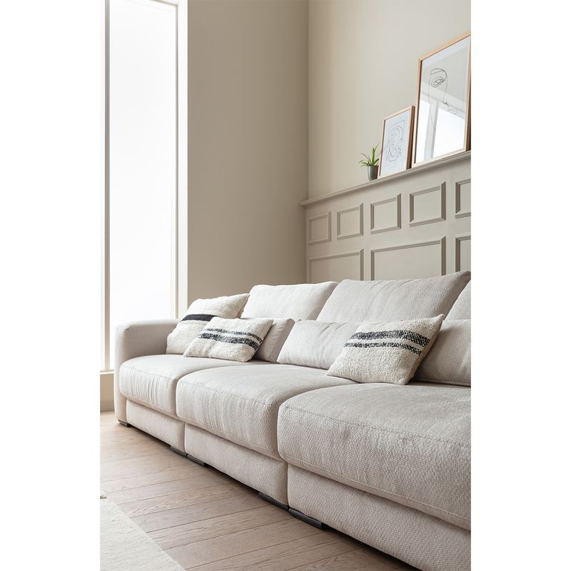 2389 Egholm Hjørnesofa åpen ende 336cm x 256cm modulbasert velg Ribcord cordfløyel tekstil