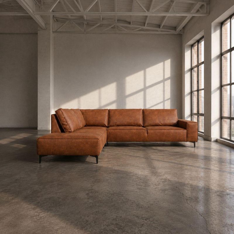 Brussel Oppsett 2 Hjørnesofa 305x215 Colorado Eco skinn